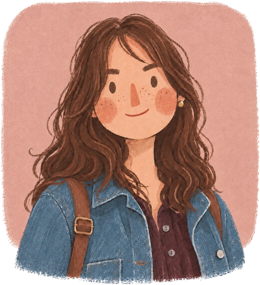 Portrait dessiné de Justine Dupont-Druaux